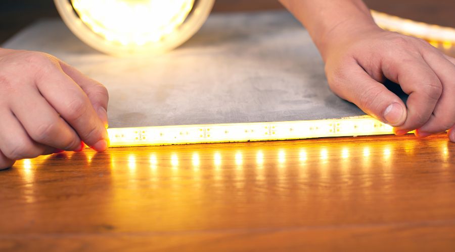 Neon Flexible Strip Light Installation