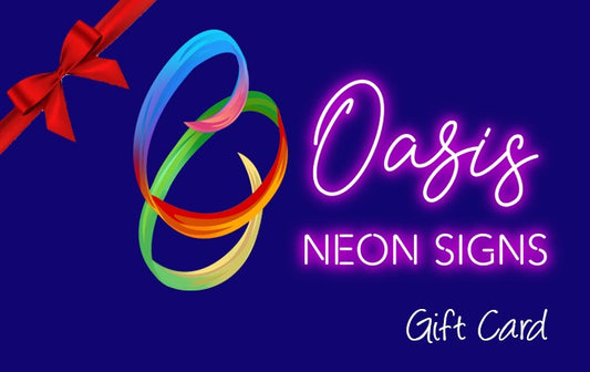 Oasis Neon Sign Gift Card