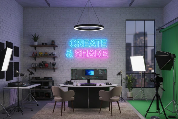 How to Set Up a Content Creator Studio: Tips and Inspiration