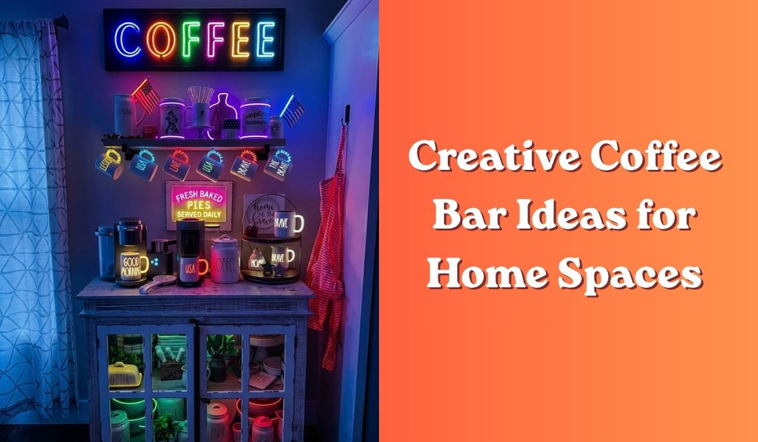 Creative Coffee Bar Ideas for Home Spaces