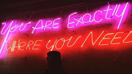 How to Hang Neon Sign on Backdrop