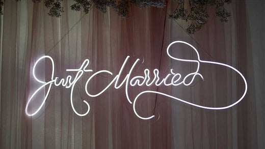 Neon Wedding Sign Ideas