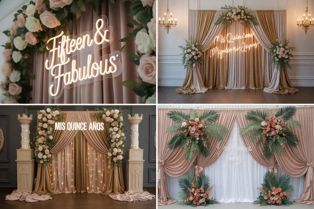 Quinceanera Backdrop Ideas