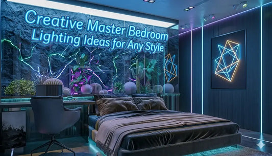 creative master bedroom lighting ideas
