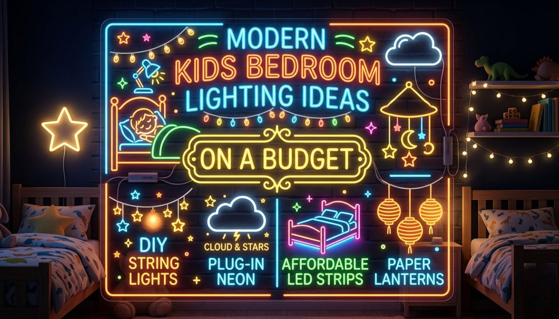 Modern Kids Bedroom Lighting Ideas on a Budget