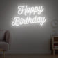 Happy Birthday Neon Sign