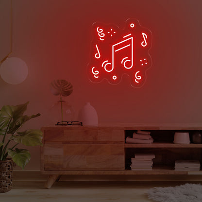 Music Note LED Neon Sign – Let the Good Vibes Flow!