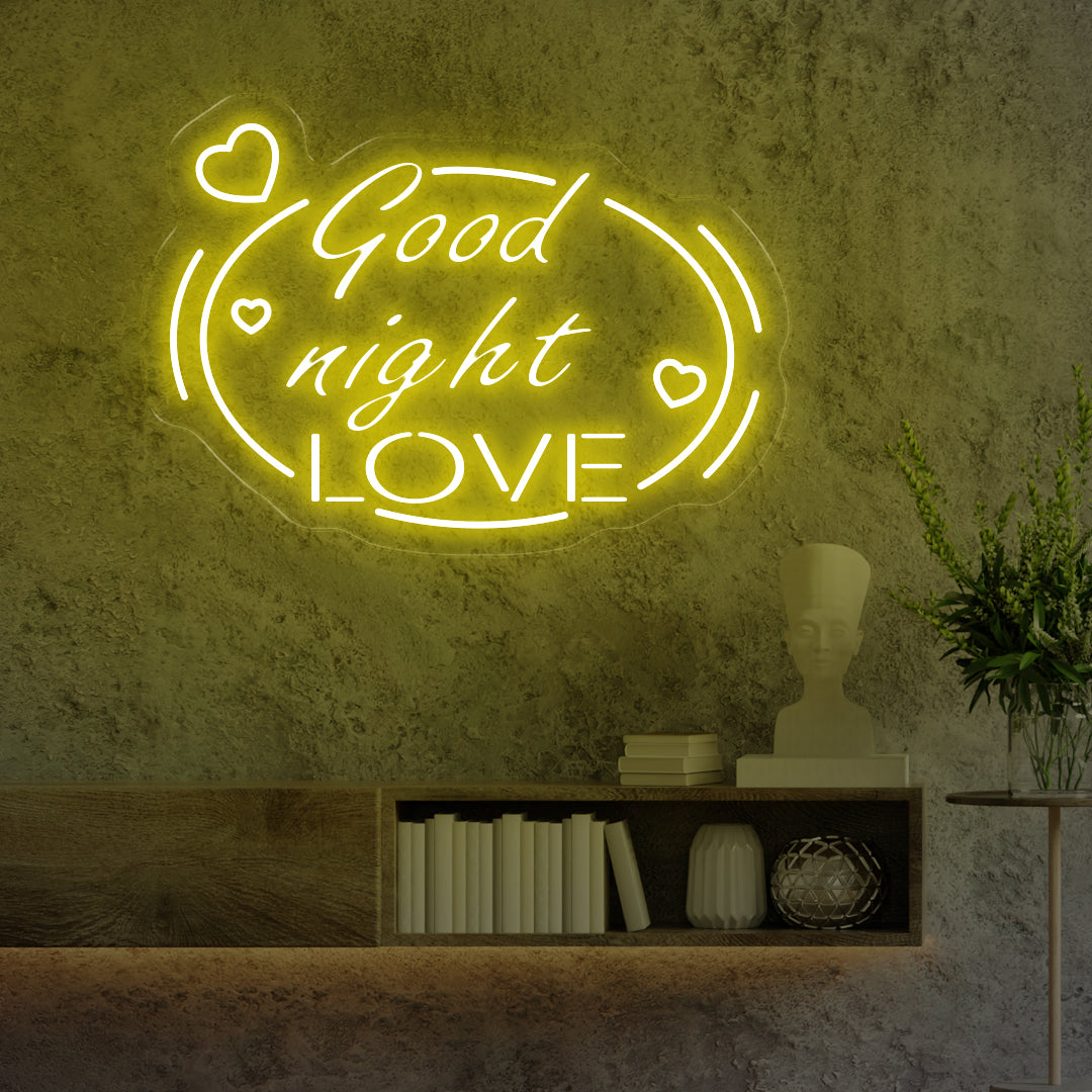 Good Night Love Neon Sign