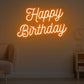 Happy Birthday Neon Sign