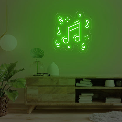 Music Note LED Neon Sign – Let the Good Vibes Flow!