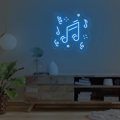 Music Note LED Neon Sign – Let the Good Vibes Flow!
