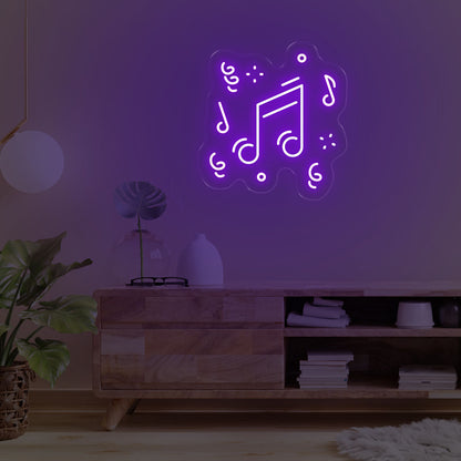 Music Note LED Neon Sign – Let the Good Vibes Flow!