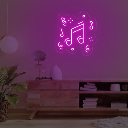 Music Note LED Neon Sign – Let the Good Vibes Flow!