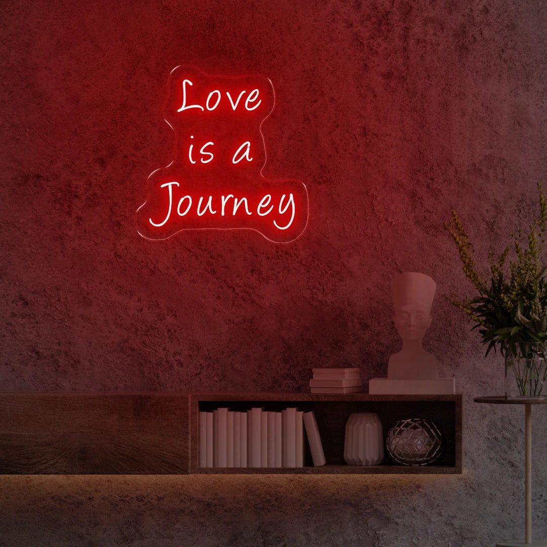 Love is a journey red