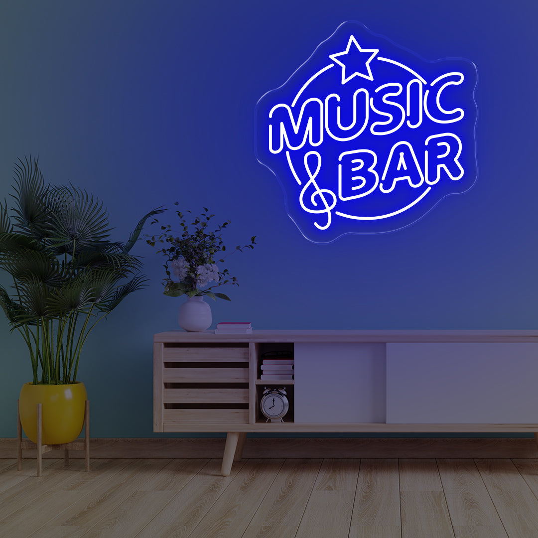 Music Bar Light Blue