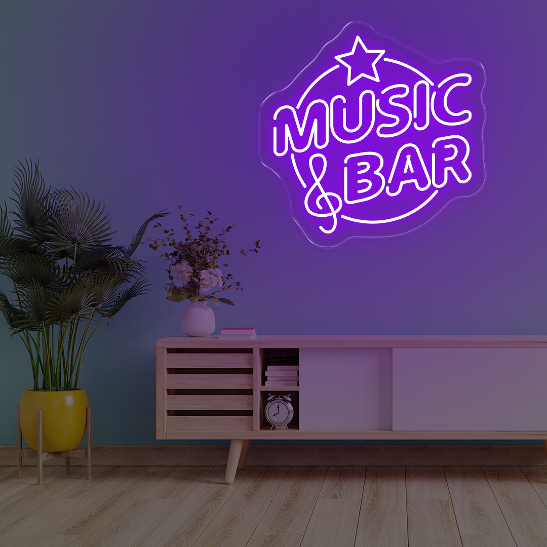 Music Bar Purple