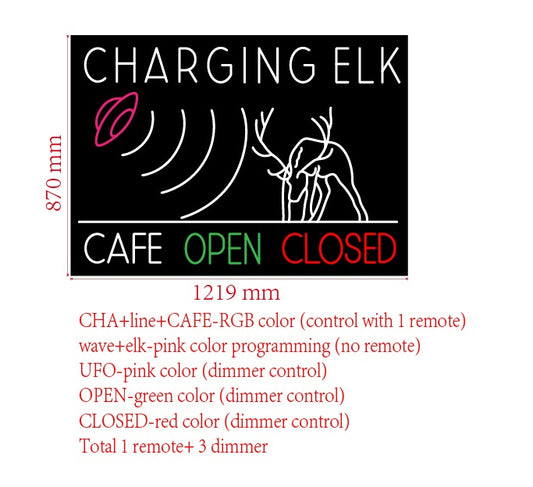 CHARGING ELK