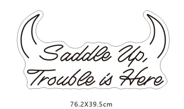 SADDLE UP 30 Inches